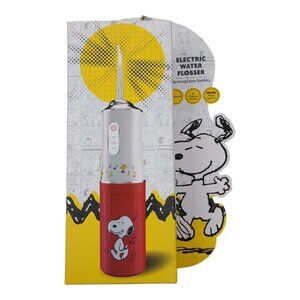 Peanuts Snoopy Electric Water Flosser Rechargeable Battery Perfect for Braces